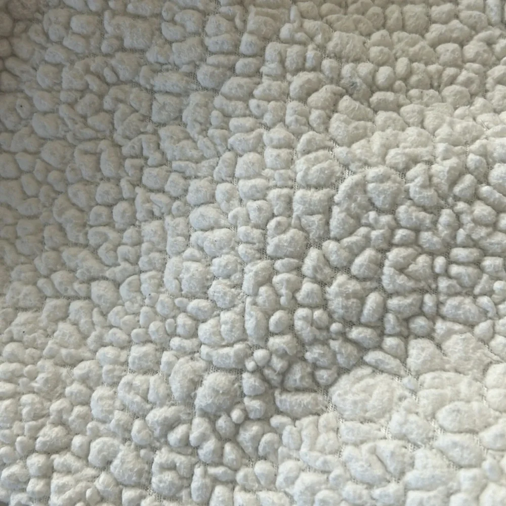 Blanket throw white and gray 50”x60”